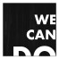 We Can Do 12x12 Canvas Wall Art