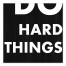 Do Hard Things 12x12 Canvas Wall Art