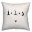 ILY Heart 16x16 Spun Poly Pillow