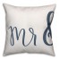 Mr & Mrs 16x16 Spun Poly Pillow
