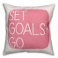 Set Goals + Go 16x16 Spun Poly Pillow