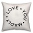 Love You Madly 16x16 Spun Poly Pillow