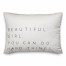 Beautiful Girl Lumbar 14x20 Spun Poly Pillow