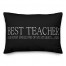 Best Teacher Lumbar 14x20 Spun Poly Pillow