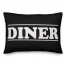 Diner Lumbar 14x20 Spun Poly Pillow