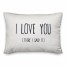 I Love You There I Said It Lumbar 14x20 Spun Poly Pillow