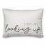 Never Stop Looking Up Lumbar 14x20 Spun Poly Pillow