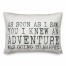 As Soon As I Saw You Lumbar 14x20 Spun Poly Pillow