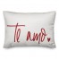 Te Amo 14x20 Spun Poly Pillow