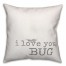 I Love You Bug 16x16 Spun Poly Pillow