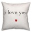 I Love You 16x16 Spun Poly Pillow