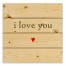I Love You Red Heart 14x14 Pallet Wood Art