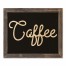 Coffee 14x11 Framed Pallet Wood Art