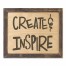 Create & Inspire 14x11 Framed Pallet Wood Art
