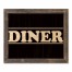Diner 14x11 Framed Pallet Wood Art