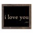 I Love You -Me 14x11 Framed Pallet Wood Art