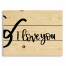 & I Love You 14x10.5 Pallet Wood Art