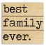 Best Family Ever 10.5x10.5 Pallet Wood Art