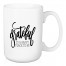 Jaxn Blvd Grateful Turns What We Have Into Enough Script 15 oz Mug