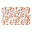 Orange Leaf Pattern 34x21 Bath Mat