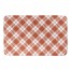 Orange Plaid 34x21 Bath Mat