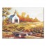 Hillside Church Scene 18x24 Canvas Wall Art