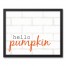 Hello Pumpkin Brick 16x20 Black Framed Canvas