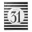 October 31st Stripes 50x60 Coral Fleece Blanket