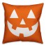 Jack-O Face 18x18 Spun Poly Pillow