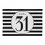 October 31st Stripes 2x3 Area Rug