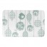 Green Ornaments 34x21 Bath Mat