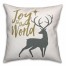 Joy to the World 18x18 Spun Poly Pillow