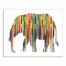 Colorful Elephant 16x20 Canvas Wall Art
