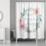 Cactus Wreath Think Happy Be Happy 71x74 Shower Curtain