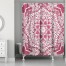 Maroon Mandala Pattern 71x74 Shower Curtain