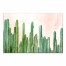 Field of Cactus on Pink Watercolor 32x48 Canvas Wall Art