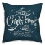 Merry Christmas 18x18 Spun Poly Pillow