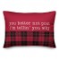 You Better Not Pout 14x20 Spun Poly Pillow