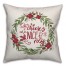 Our Cheeks Are Nice And Rosy Wreath 18x18 Spun Poly Pillow