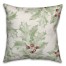 Holly Leaves 18x18 Spun Poly Pillow