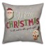 Retro Merry Christmas 18x18 Spun Poly Pillow