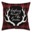 Dashing Through The Snow 18x18 Spun Poly Pillow