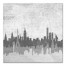 London Paris New York Skyline 12x12 Canvas Wall Art