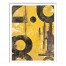 Vintage Yellow Sign Distressed 11x14 Canvas Wall Art