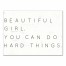 Beautiful Girl 12x16 Canvas Wall Art