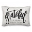 Grateful Is A Happy Place To Be 14x20 Spun Poly Pillow