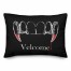 Velcome Vampire Teeth 14x20 Spun Poly Pillow