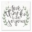 Give Thanks & Be Joyous 12x12 Canvas Wall Art