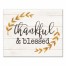 Thankful & Blessed 16x20 Canvas Wall Art