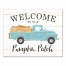 Welcome to Our Pumpkin Patch 16x20 Canvas Wall Art